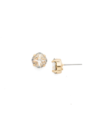 Sorrelli One and Only Earring Bright Gold Crystal Clear - Gabrielle's Biloxi