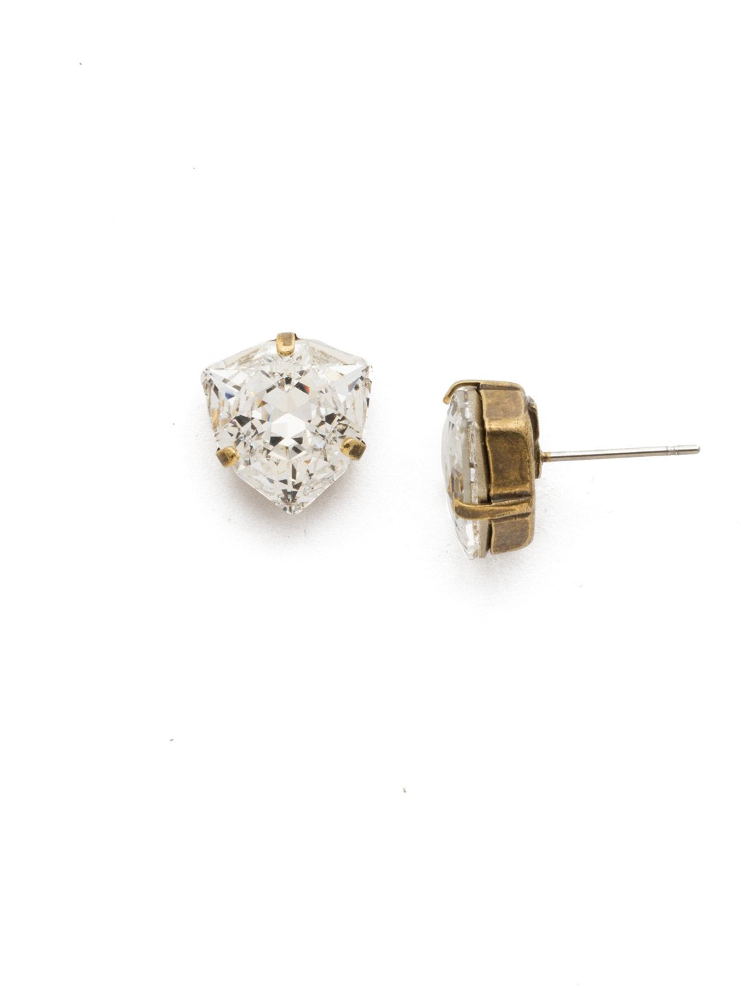 Sorrelli Perfectly Pretty Earrings Antique Gold Crystal - Gabrielle's Biloxi