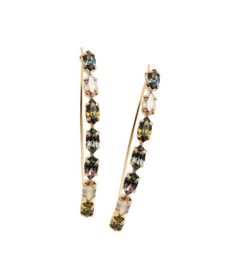 Sorrelli Vera Hoop Earrings - Cashmere - Gabrielle's Biloxi