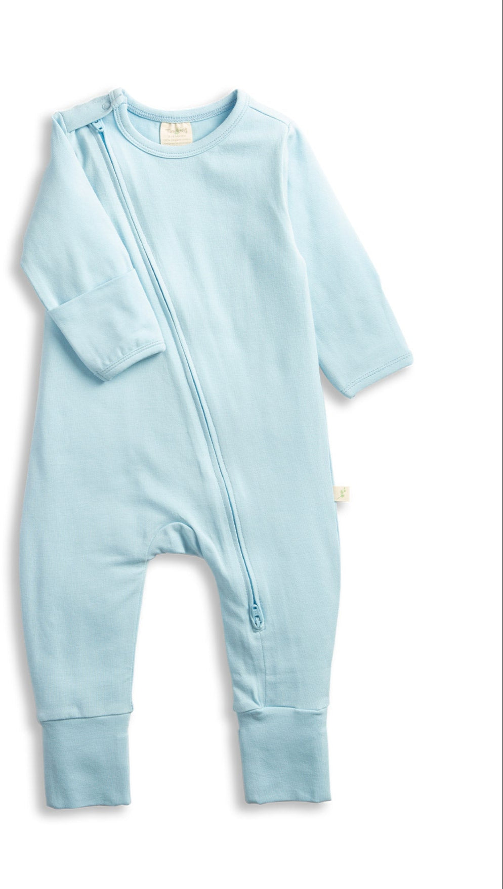 Tiny Twig 2Pack ARY L/S Zipsuit Cool Blue - Gabrielle's Biloxi