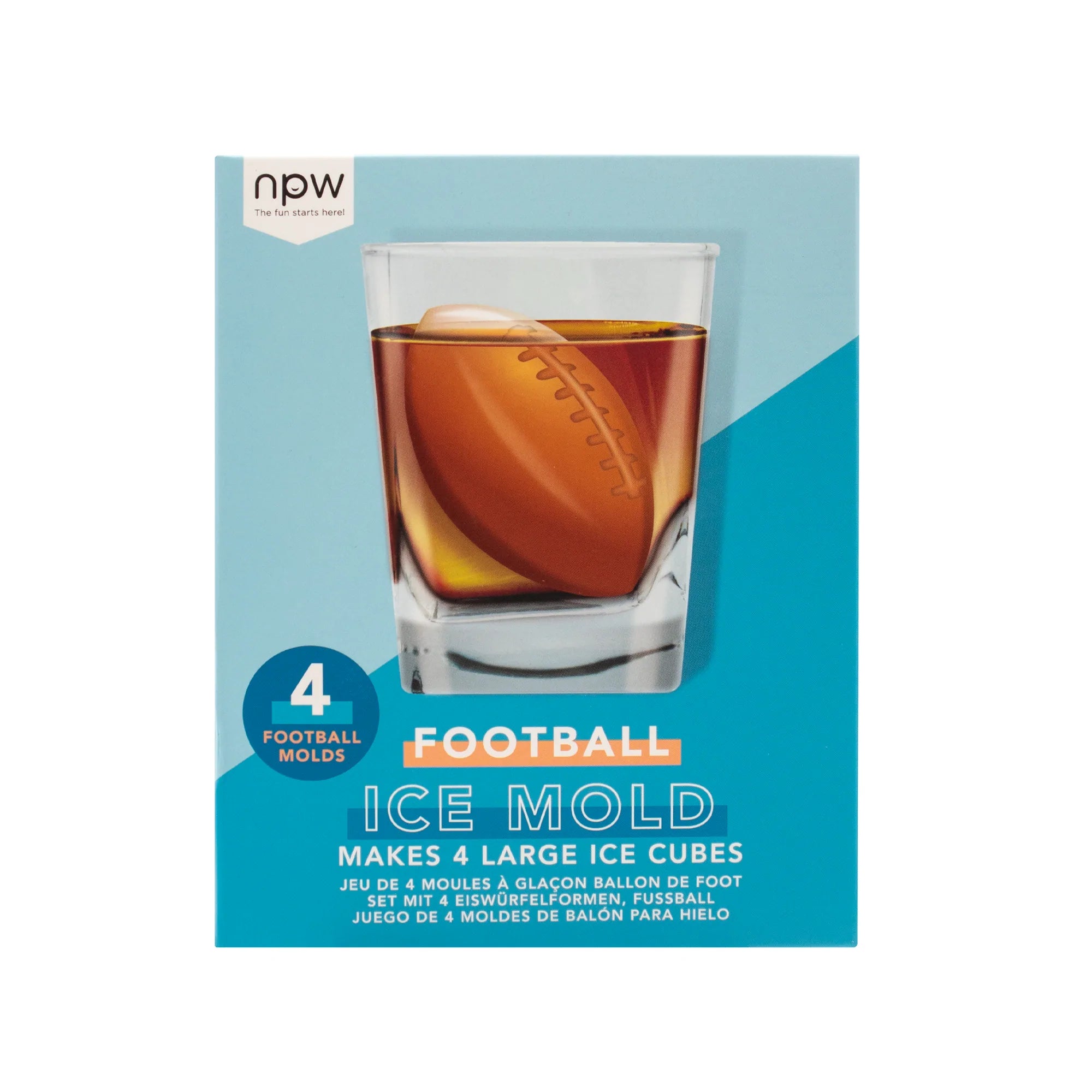 Happy Hour Football Ice Mold - Gabrielle's Biloxi