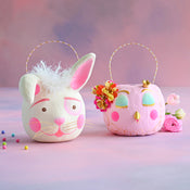 Bunny & Chick Bucket, Assorted - Gabrielle&