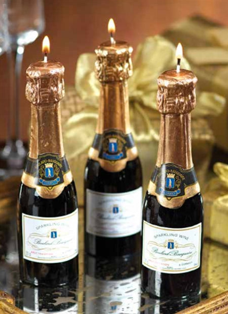 Mini Champagne Bottle Candle - Gabrielle's Biloxi