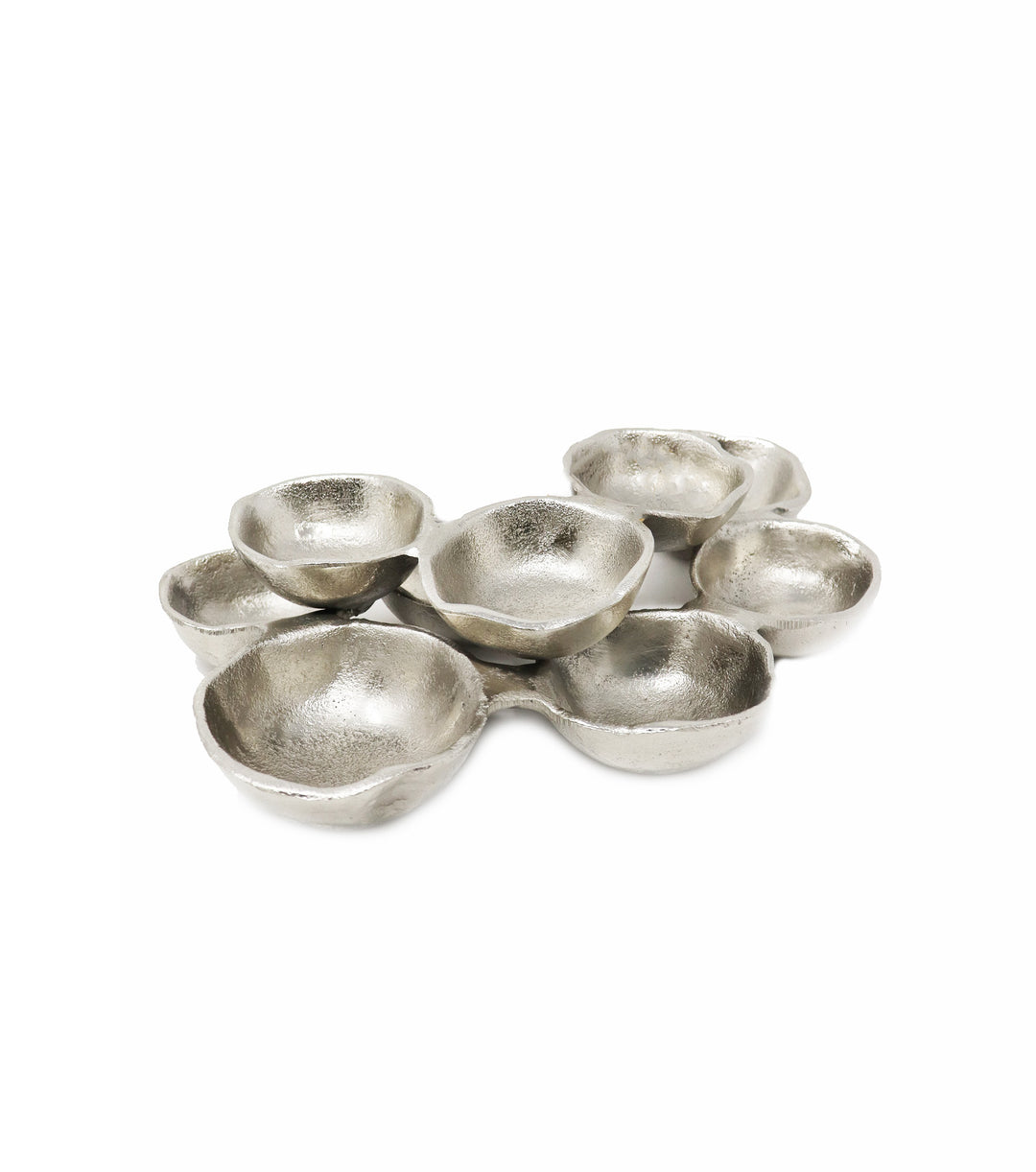 Small Cluster of 9 Serving Bowls - Nickel - Gabrielle's Biloxi