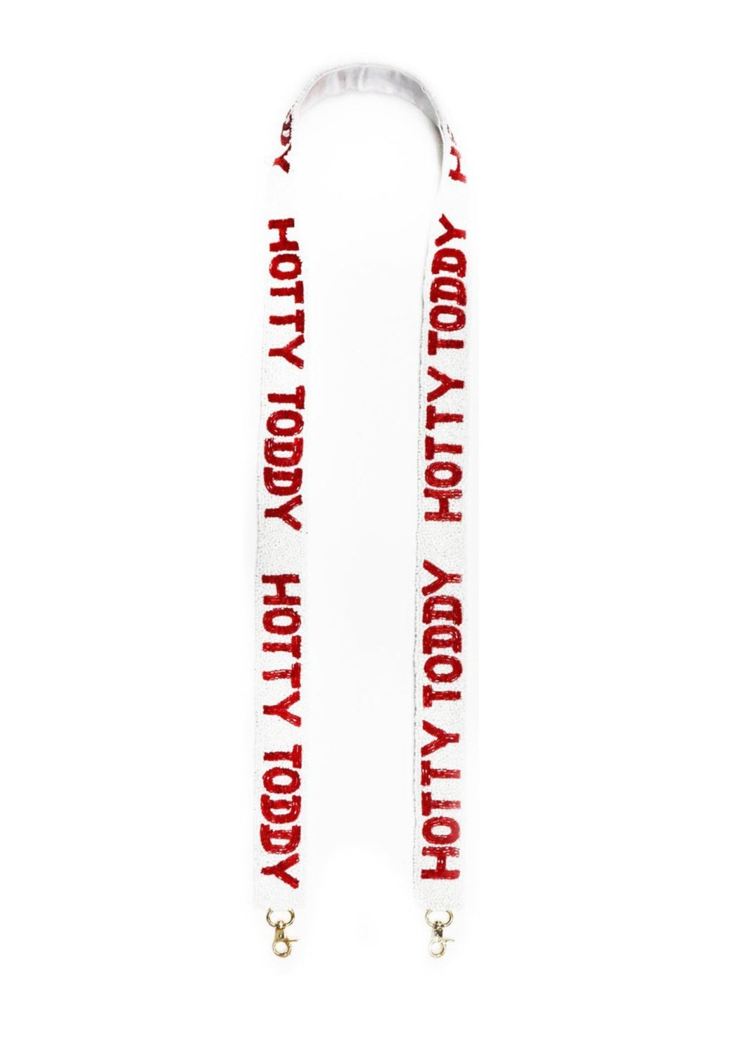 Hotty Toddy Beaded Strap - White - Gabrielle's Biloxi