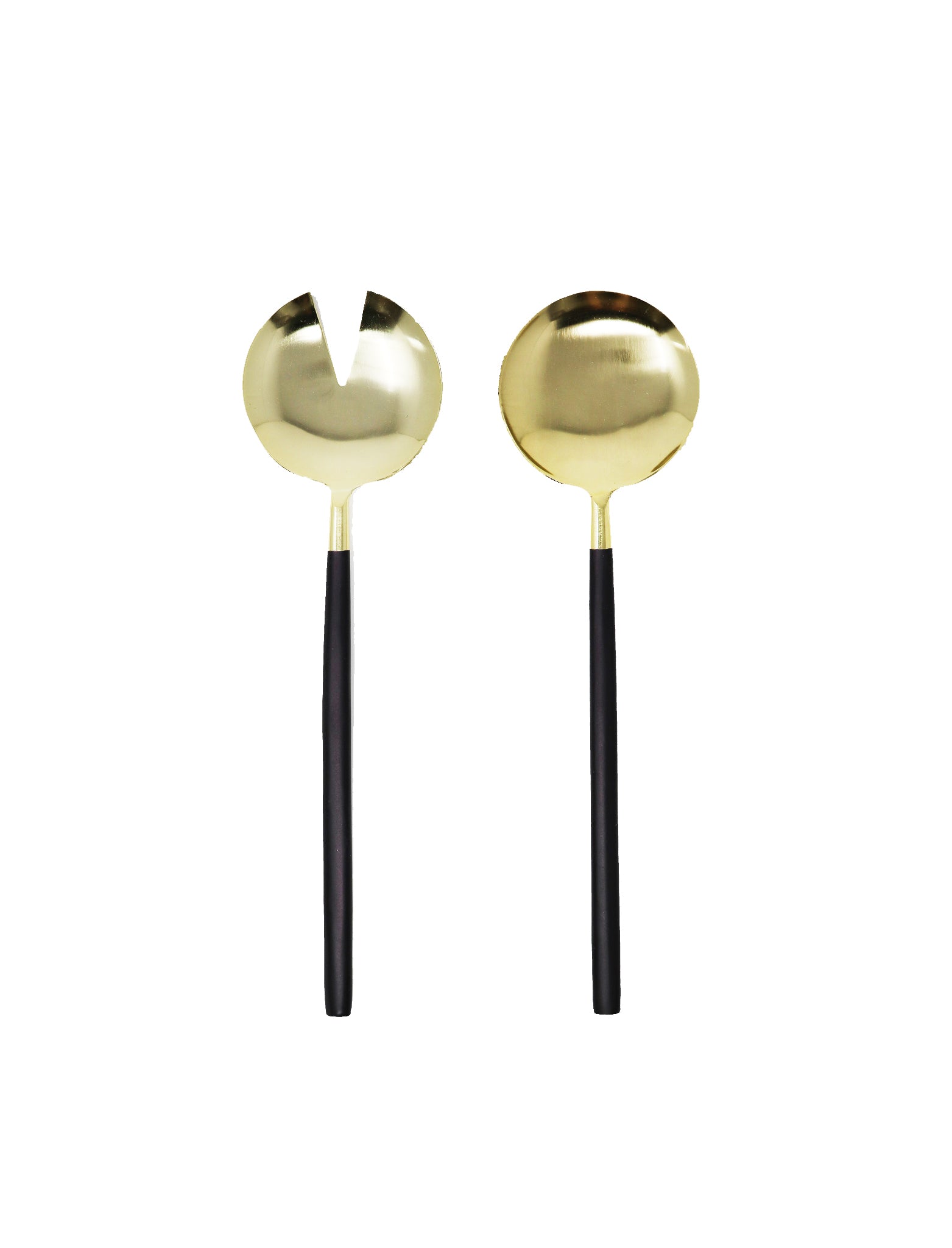 Maxfield Server Set Matte Black / Gold - Gabrielle's Biloxi