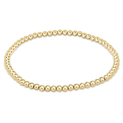 ENewton Gold 3mm Bead Bracelet - Gabrielle's Biloxi