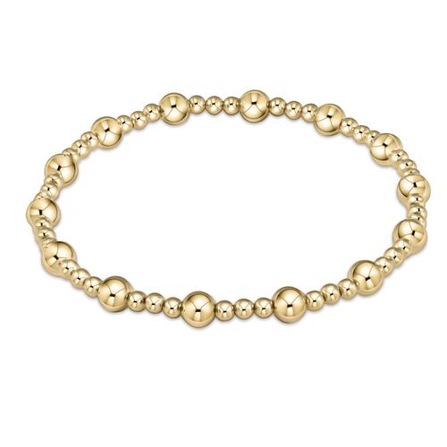 ENewton Classic Sincerity Pattern 5mm Bead Bracelet - Gold - Gabrielle's Biloxi