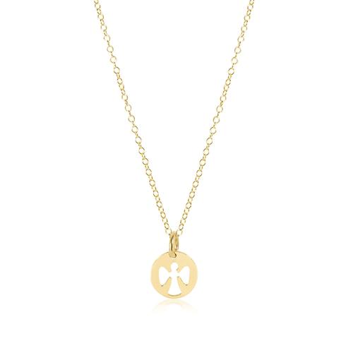 ENewton 16" Necklace Gold Guardian Angel Charm - Gabrielle's Biloxi