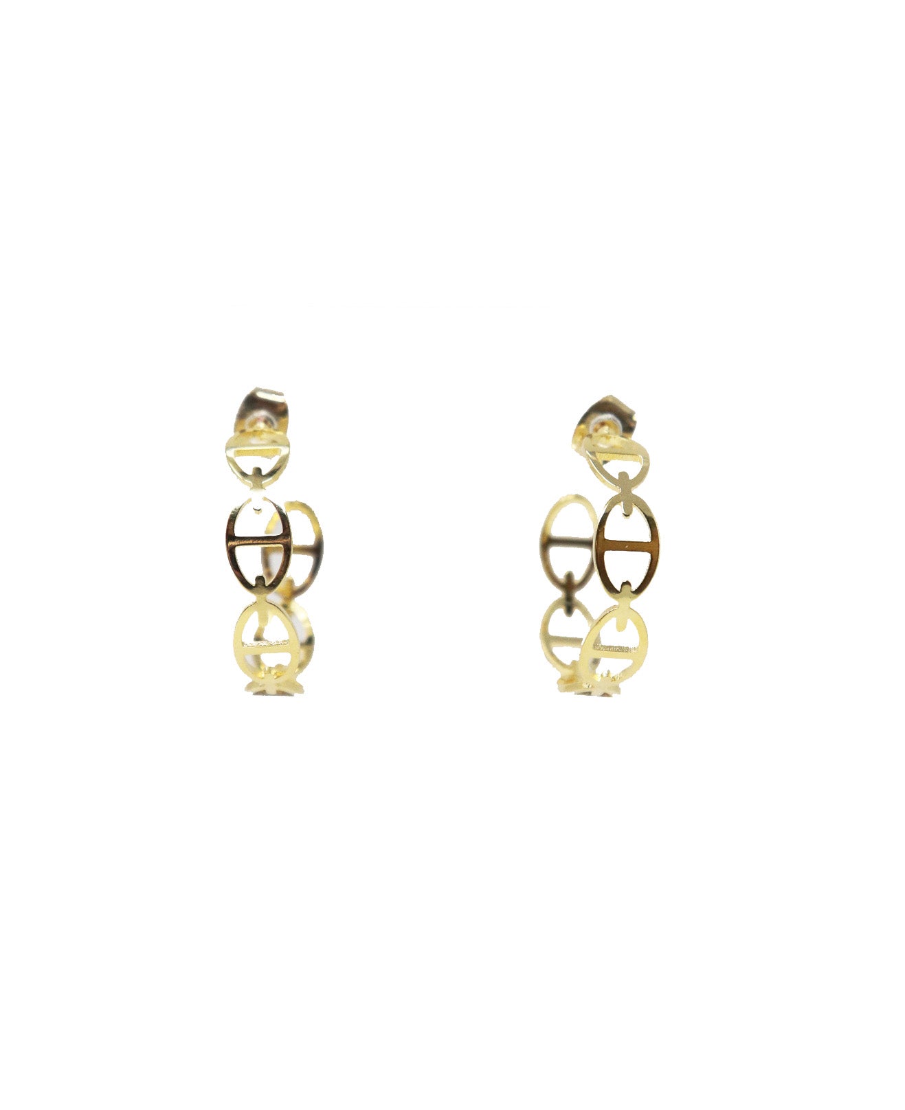 Small Cutout Hoop Earrings - Gabrielle's Biloxi