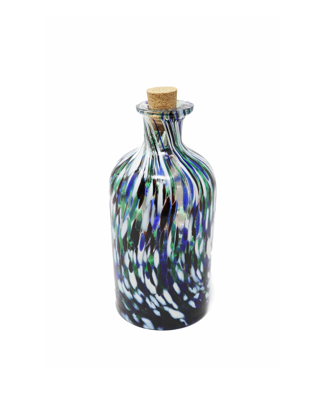 Lucia Blue Multi Color Bottles with Cork Stopper - Gabrielle's Biloxi
