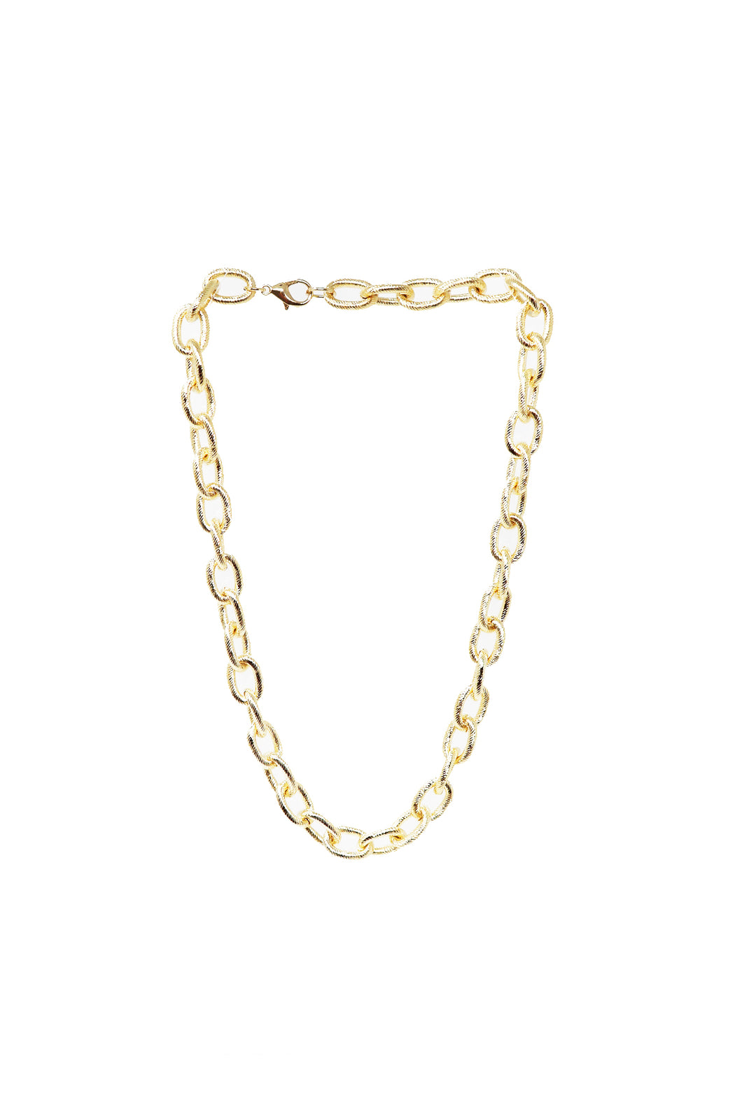 Gold Link Necklace - Gabrielle's Biloxi