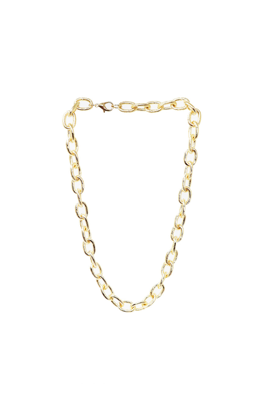 Gold Link Necklace - Gabrielle's Biloxi