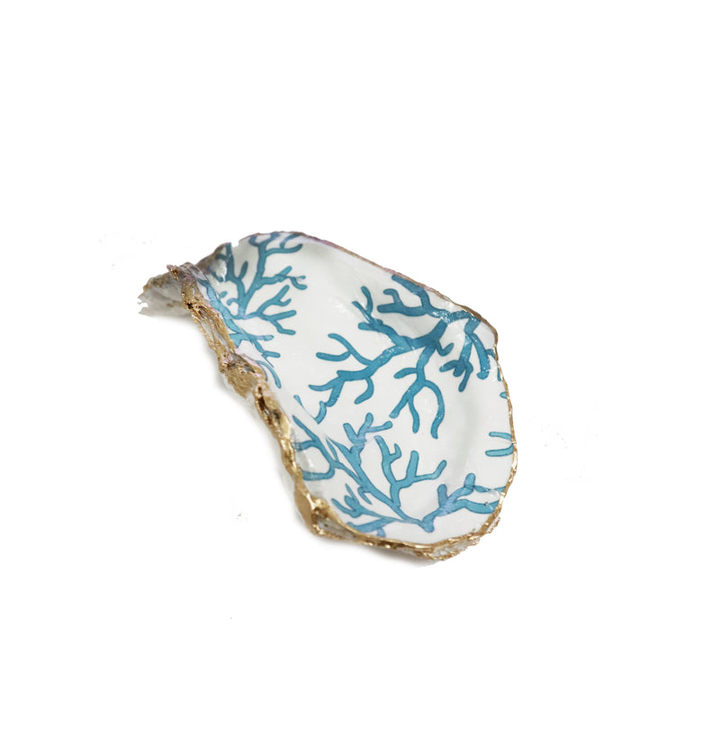 Decoupage Oyster: Turquoise Coral - Gabrielle&