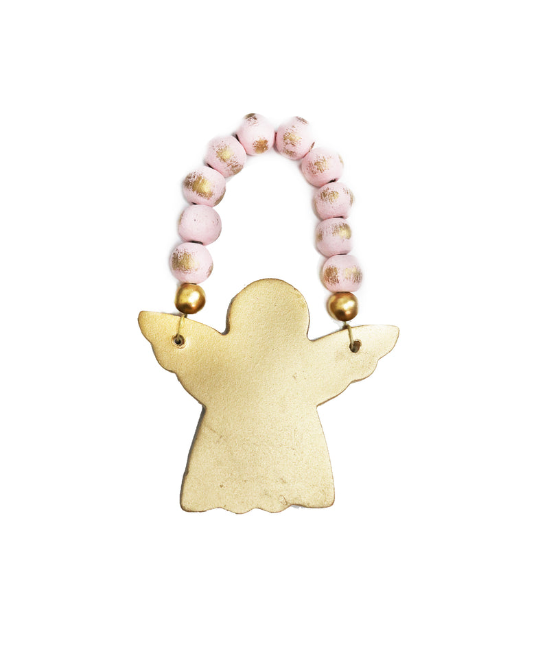 Blessing Beads Angel Ornament - Pink - Gabrielle&