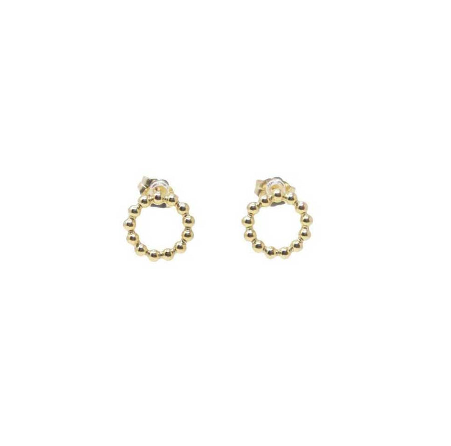 ENewton Classic Beaded Halo Stud Earrings 3mm - Gabrielle's Biloxi