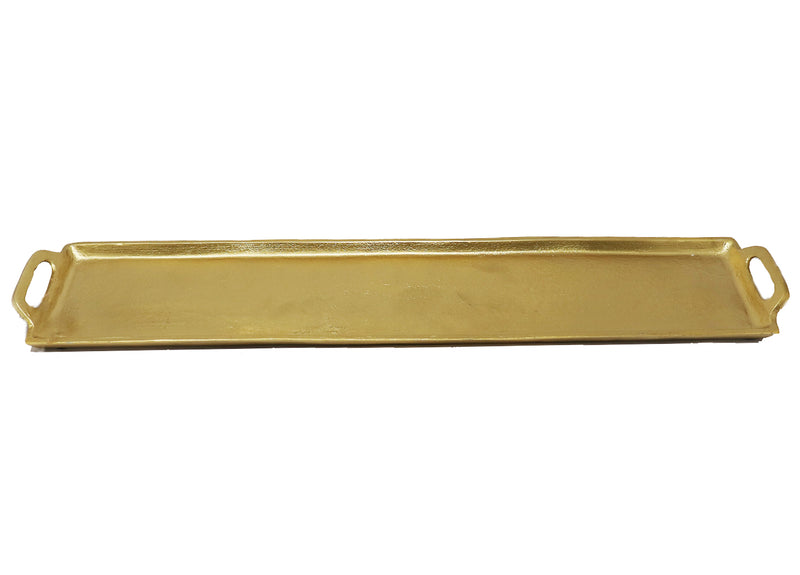 Rectangular Aluminum Medium Tray Dark Gold - Gabrielle&
