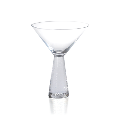 Livogno Martini Glass on Hammered Stem - Gabrielle's Biloxi