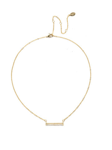 Sorrelli Elena Classic Bright Gold Necklace - Gabrielle&
