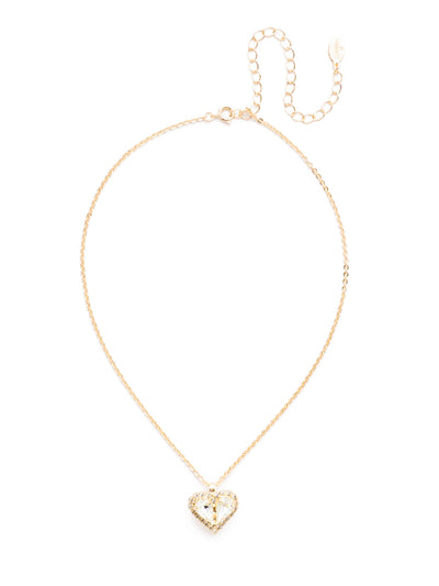 Sorrelli  Nala Pendant Necklace Gold - Crystal - Gabrielle's Biloxi