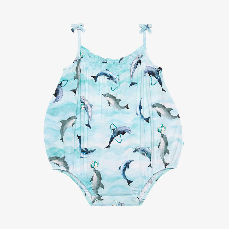Posh Peanut Skipper Spaghetti Strap Bubble Romper - Gabrielle&