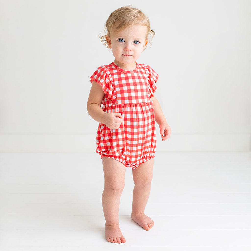 Posh Peanut Polly - Flutter Sleeve Bubble Romper - Gabrielle's Biloxi