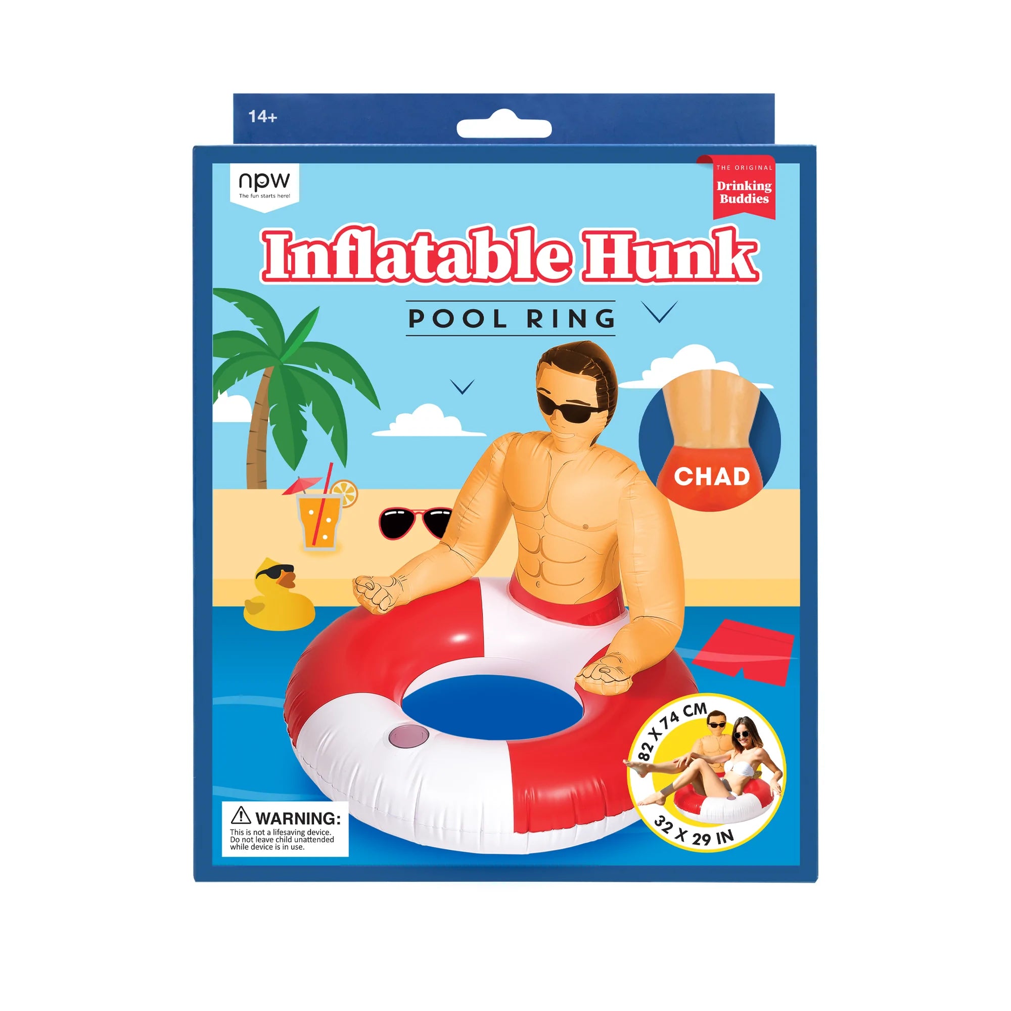 Drinking Buddies Pool Hunk Ring - Gabrielle's Biloxi