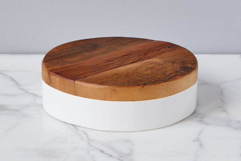 Etu White Round Mod Block, Medium - Gabrielle&