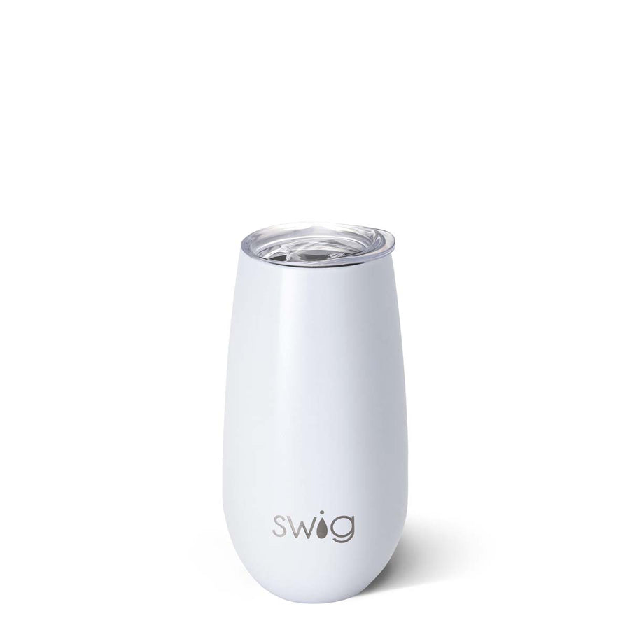 Swig Stemless Flute White - Gabrielle's Biloxi