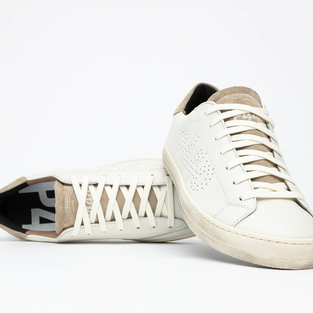 P448 Mens John - Cream Tab - Gabrielle's Biloxi