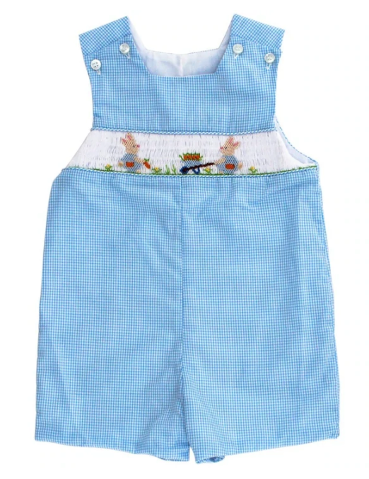 Bailey Boys Smocked Bunnies - John John Short - Gabrielle's Biloxi