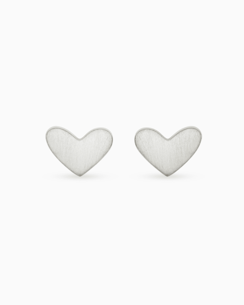 Kendra Scott Ari Heart Earring - Sterling Silver - Gabrielle&