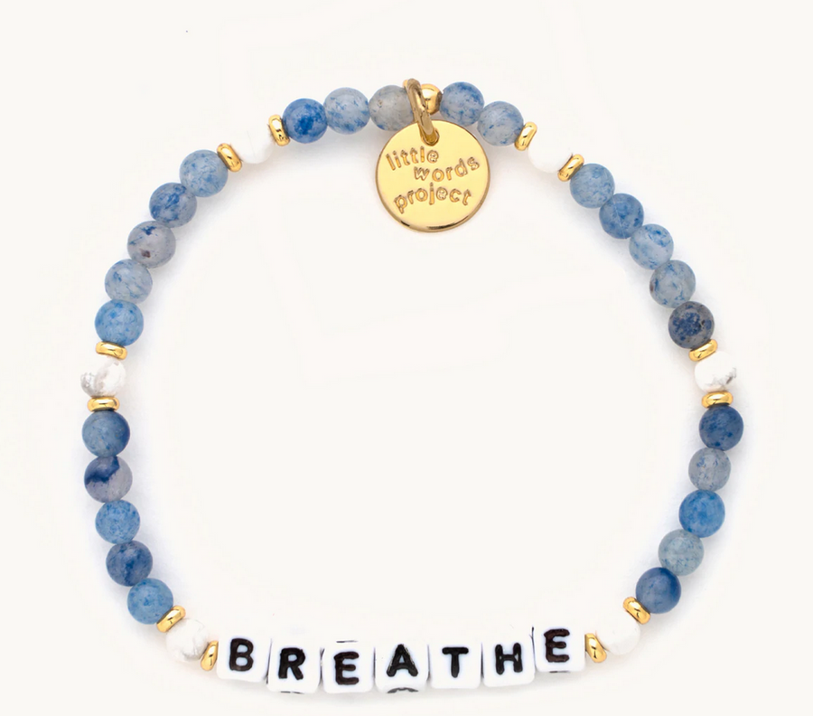 Little Words Project White Lite Bracelet - Breathe - Assorted - Gabrielle's Biloxi