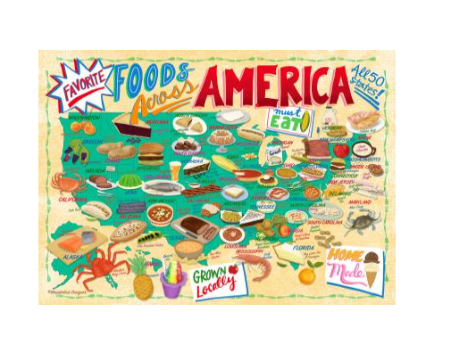 Food Across America Puzzle - Gabrielle&