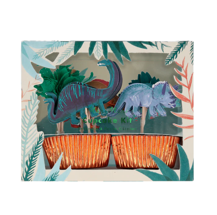 Meri Meri Dinosaur Kingdom Cupcake Kit - Gabrielle's Biloxi