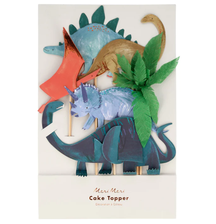 Meri Meri Dinosaur Kingdom Cake Toppers - Gabrielle's Biloxi