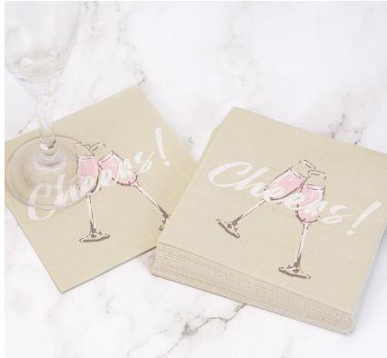 Cheers Cocktail Napkins - Gabrielle's Biloxi