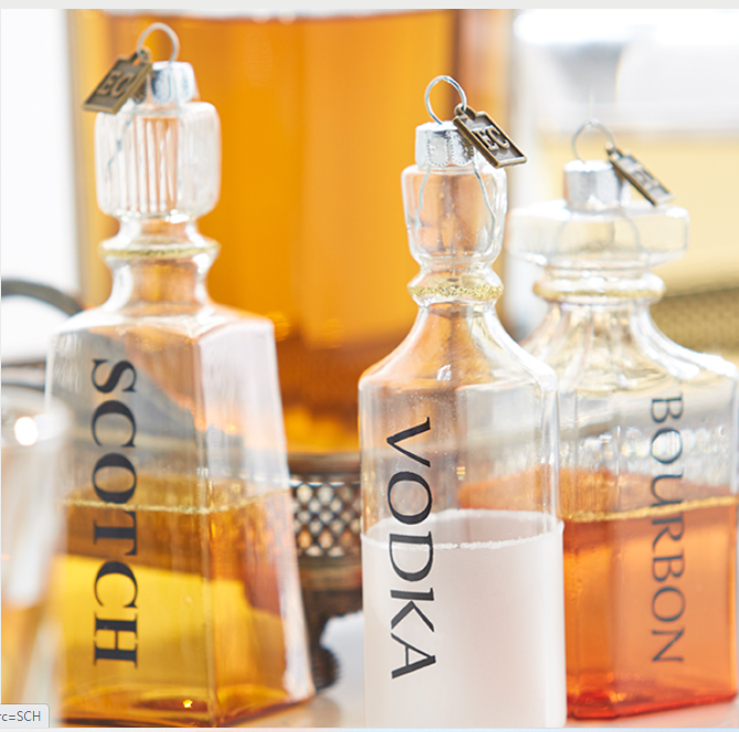 Mid-Century Decanter Ornament - Gabrielle's Biloxi