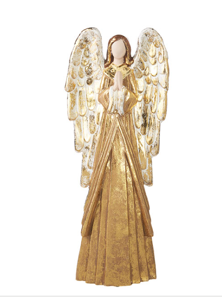 Praying Gilded Angel - Gabrielle's Biloxi