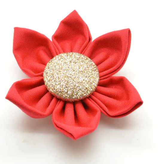 Cruz & Regis Sparkle Flower - Red - Gabrielle's Biloxi
