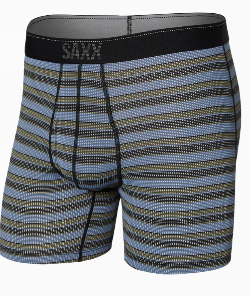 Saxx Quest QDM Boxer Brief Fly-Solar Stripe-Twilight - Gabrielle's Biloxi