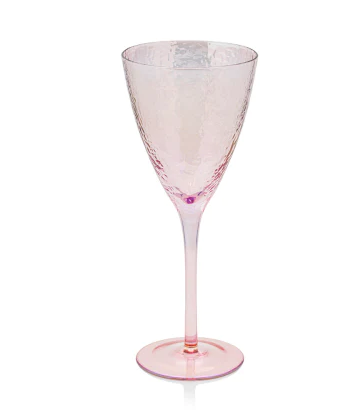 Aperitivo Red Wine Glass-Luster Pink - Gabrielle's Biloxi