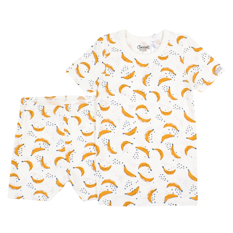 Coccoli Infant Short Pyjama Bananas - Gabrielle&