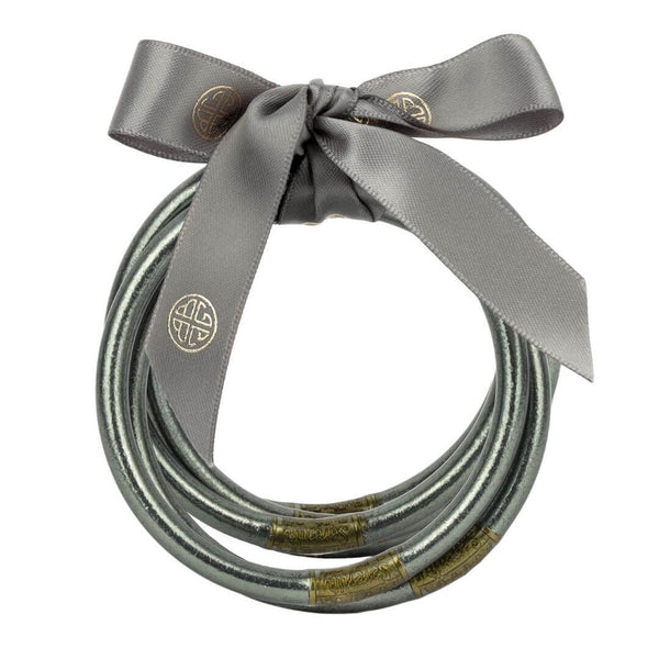 BuDhaGirl Graphite All Weather Bangles - Gabrielle's Biloxi