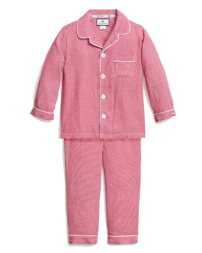 Classic Pajamas Red Mini Gingham - Gabrielle's Biloxi