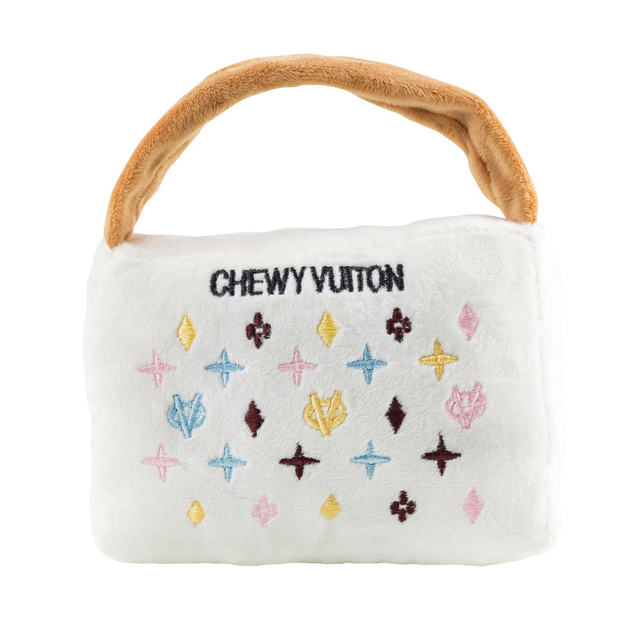 White Chewy Vuiton Handbag - Gabrielle's Biloxi