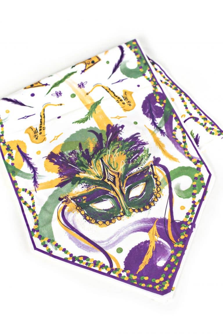 TABLE RUNNER-MARDI GRAS MASK - Gabrielle's Biloxi