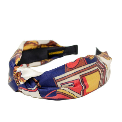 Silk Knot Headband - Ivory - Gabrielle's Biloxi