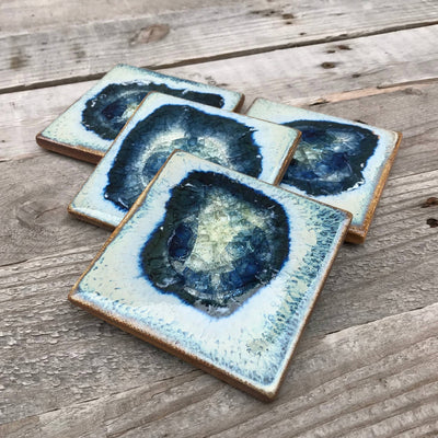 Dock 6 Pottery Coaster Set of 4 - Cascade - Gabrielle's Biloxi