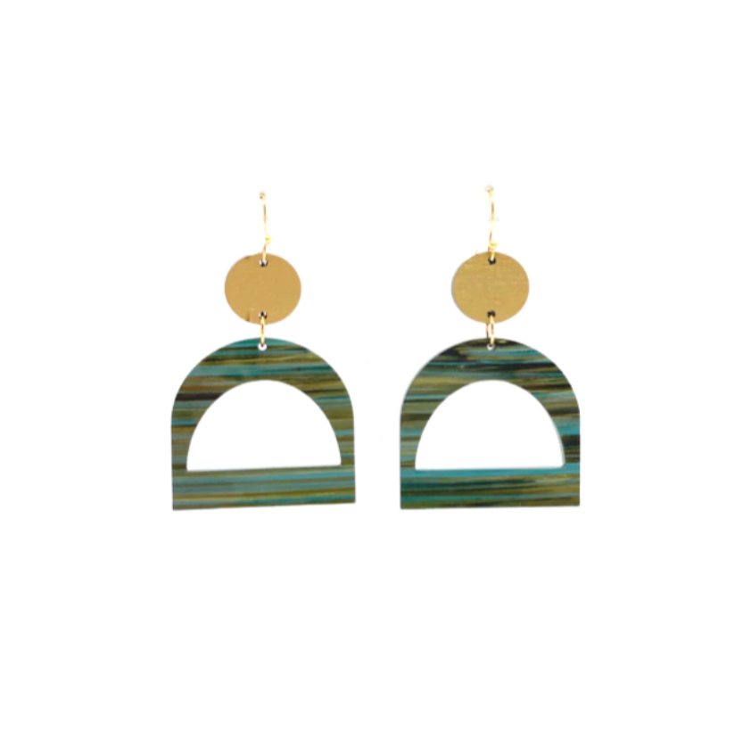 Adora Earrings - Bronze Turquoise - Gabrielle's Biloxi
